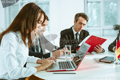 Image of Business people working together