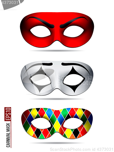 Image of Set of Carnival Mask