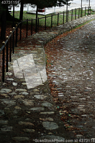 Image of Cobblestone Sidewalk