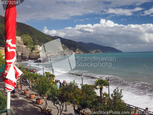 Image of editorial Monterosso Cinque Terre Italy