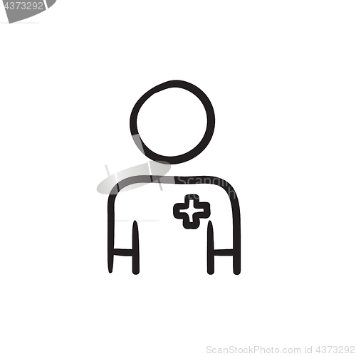 Image of Nurse sketch icon.