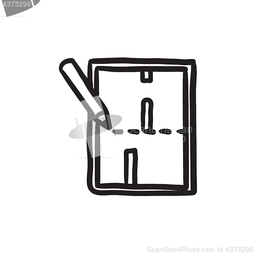 Image of Layout of the house sketch icon.