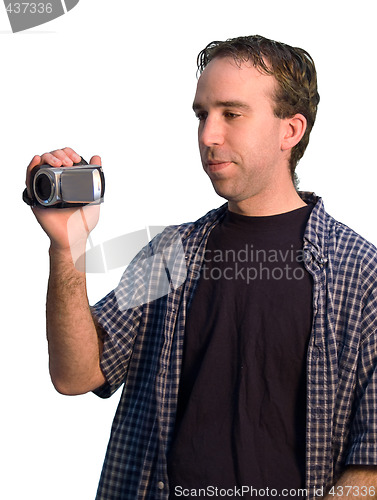 Image of Man With Camcorder