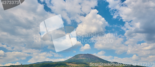 Image of View of Vesuvius volcano from Naples