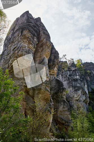 Image of sandstone rocks - Prachovske skaly (Prachov Rocks)