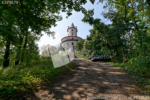 Image of Humprecht Chateau (baroque castle). Czech Republic