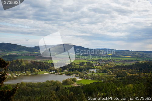 Image of view from observation point in Prachovske skaly