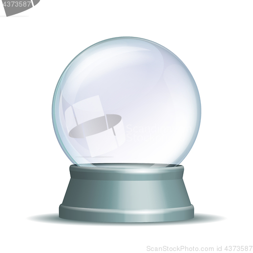 Image of Empty snow globe.