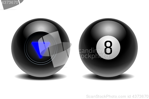 Image of The magic ball of predictions for decision-making.