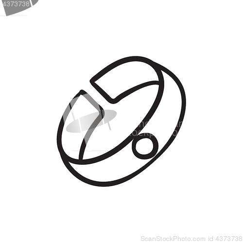 Image of Bracelet sketch icon.