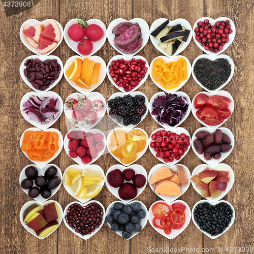 Image of Anthocyanin Health Food Concept
