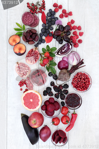 Image of Healthy Eating with Anthocyanin Food