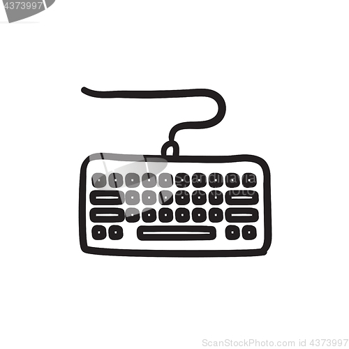 Image of Keyboard sketch icon.