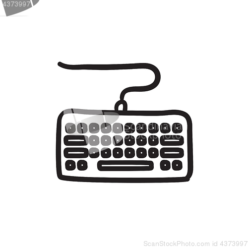 Image of Keyboard sketch icon.