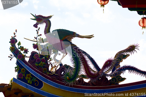 Image of Detail of the Chinese Temple Kuala Lumpur