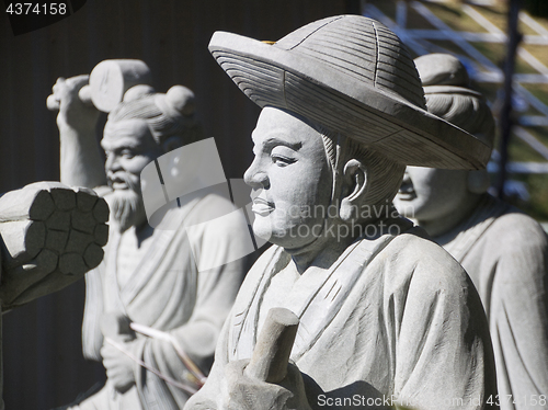 Image of Detail of the Chinese Temple Kuala Lumpur