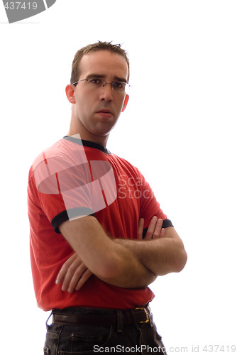 Image of Isolated Casual Male