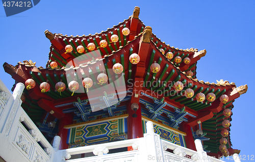 Image of Detail of the Chinese Temple Kuala Lumpur