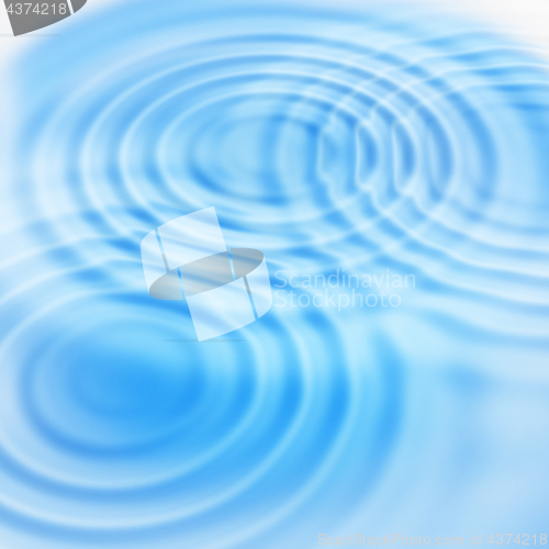 Image of Background with abstract round water ripples