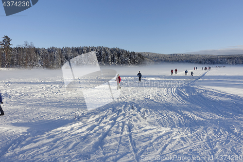 Image of Norwegian winter landscape