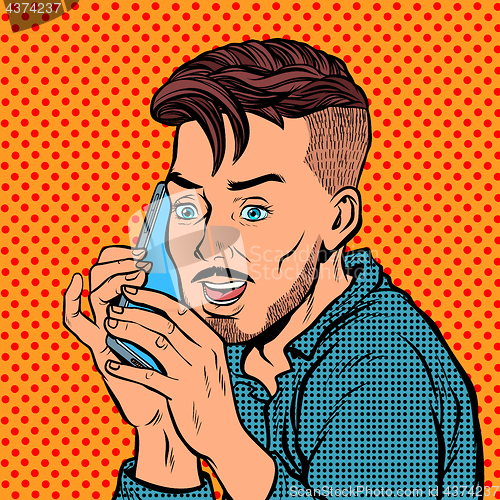 Image of hipster talking on the phone