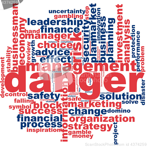 Image of Danger word cloud