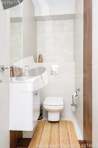 Image of Modern bathroom interior