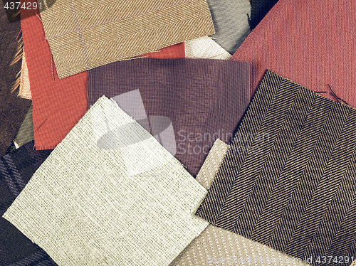 Image of Vintage looking Fabric samples