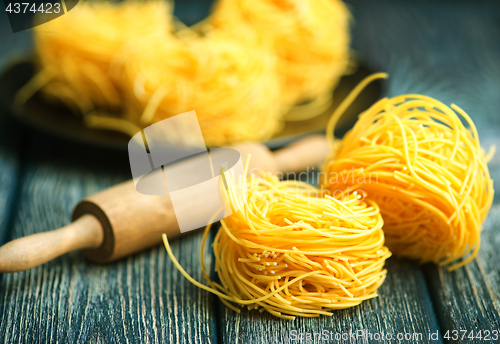 Image of raw noodle