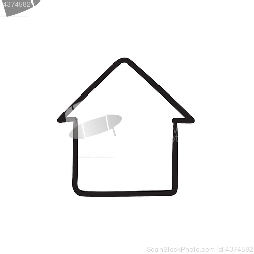 Image of House sketch icon.