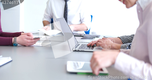 Image of group of business man on meeting