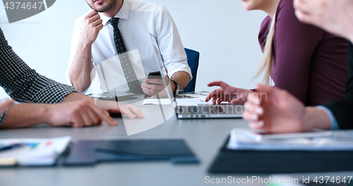 Image of group of business man on meeting