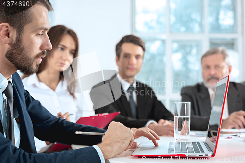 Image of Business people working together