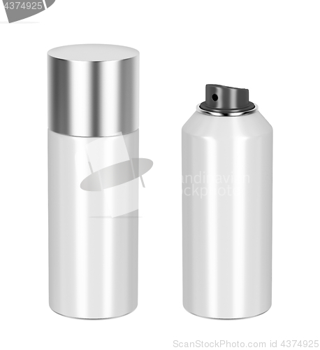 Image of Blank aerosol cans