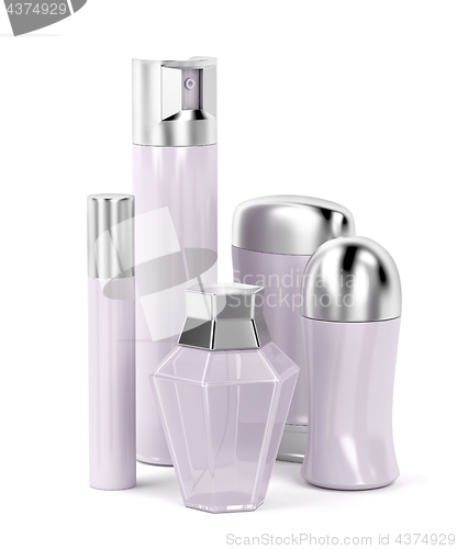 Image of Set of female cosmetic products