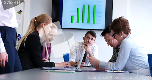 Image of group of business man on meeting