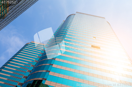 Image of Modern Buildings in Commercial Area