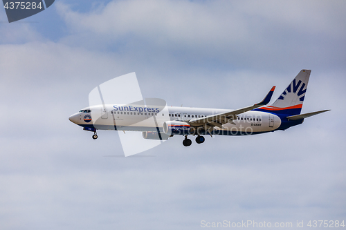 Image of ARECIFE, SPAIN - APRIL, 15 2017: Boeing 737 - 800 of SunExpress 