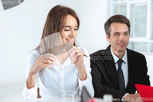 Image of Business people working together