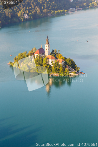 Image of Panoramic view of Lake Bled, Slovenia