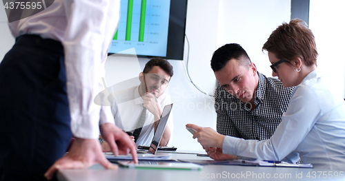 Image of group of business man on meeting