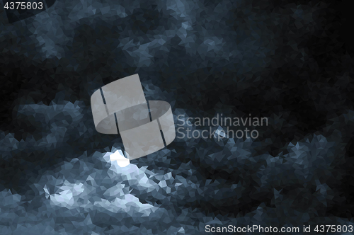 Image of Vector polygonal Storm Sky