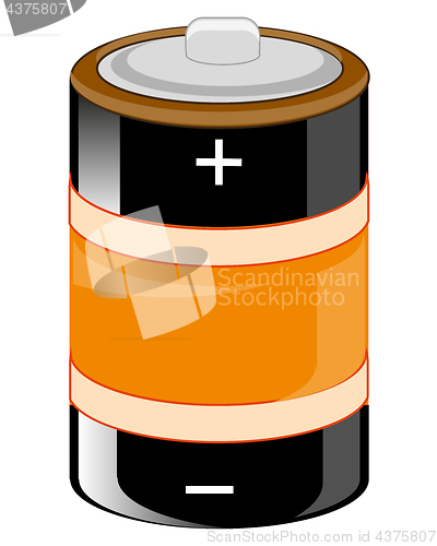 Image of Alkaline battery of the round form