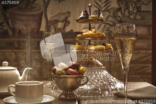 Image of afternoon tea in the hotel lobby