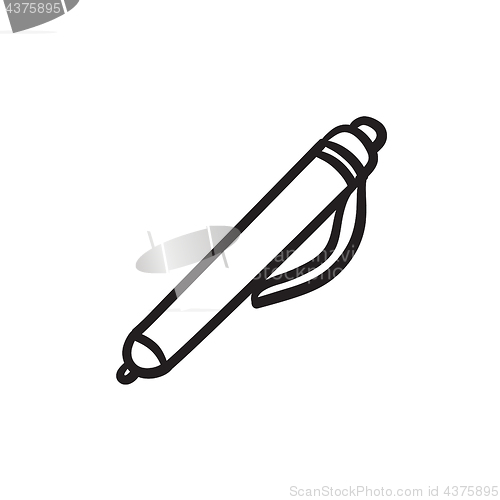 Image of Pen sketch icon.