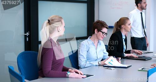 Image of group of business man on meeting