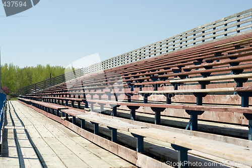 Image of Empty Bleachers