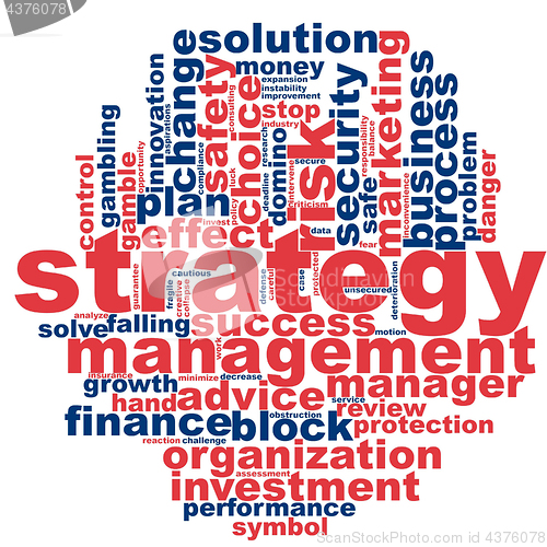 Image of Strategy word cloud