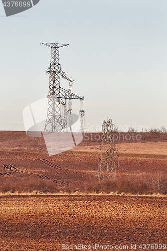 Image of Electric lines collapsed