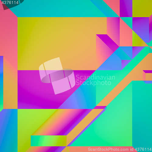 Image of colorful low poly background